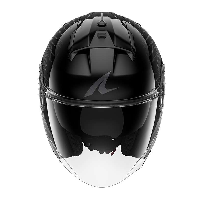 Shark Skwal Jet Reptaia Helmet Black