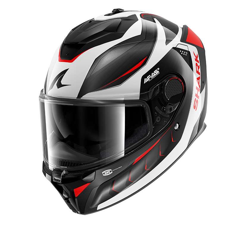 Shark Spartan Gt Pro Carbon Mekarium White