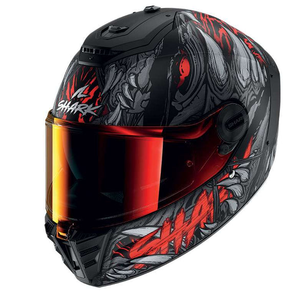Shark Spartan Rs Shaytan Mat Helmet Red