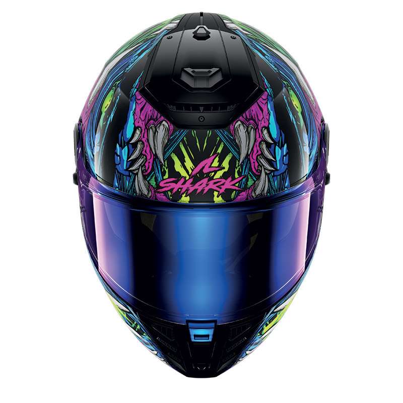 Shark Spartan Rs Shaytan Helmet Green Purple
