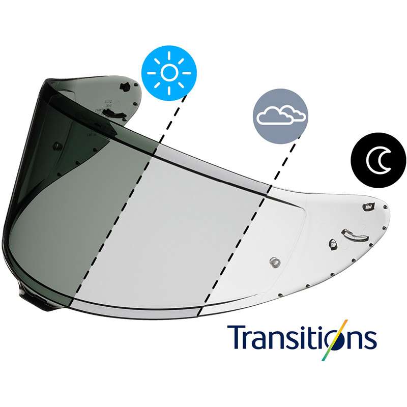 Shoei Cwr-f2pn Nxr 2 Visor Photochromic