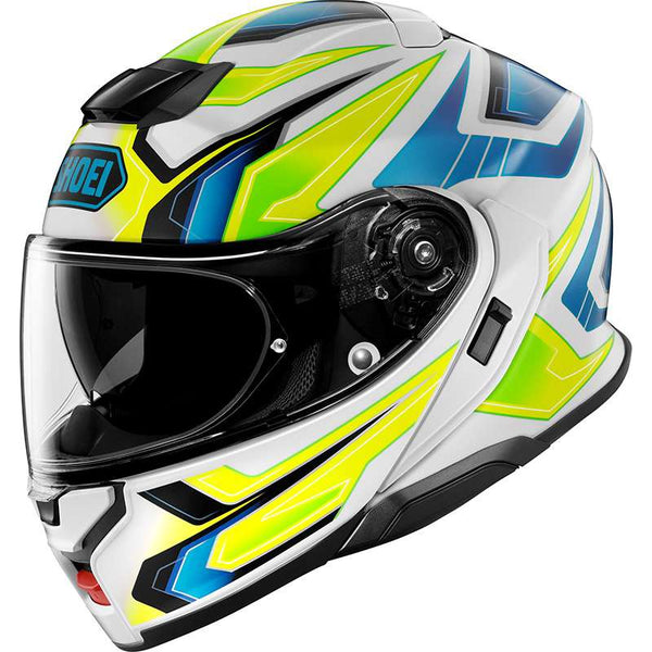 Shoei Neotec 3 Anthem Tc-3 Helmet Yellow Blue