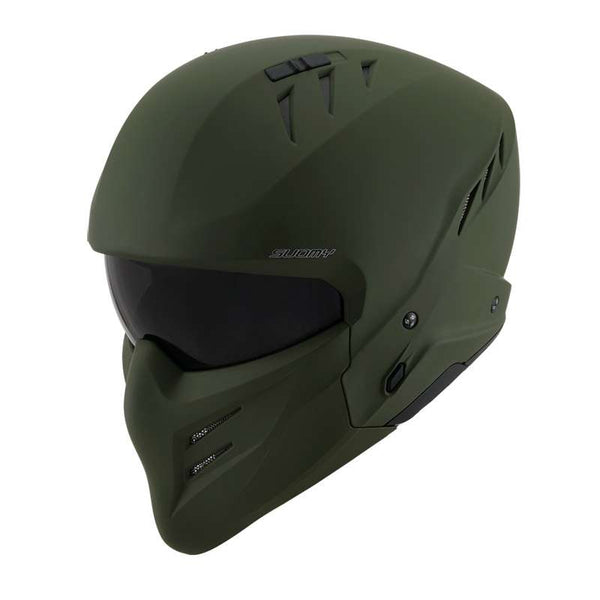 Suomy Armor Plain Helmet Green Matt
