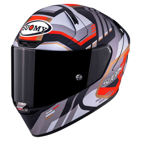 Suomy Sr-gp Evo Infrared Helmet Matte Gray Red
