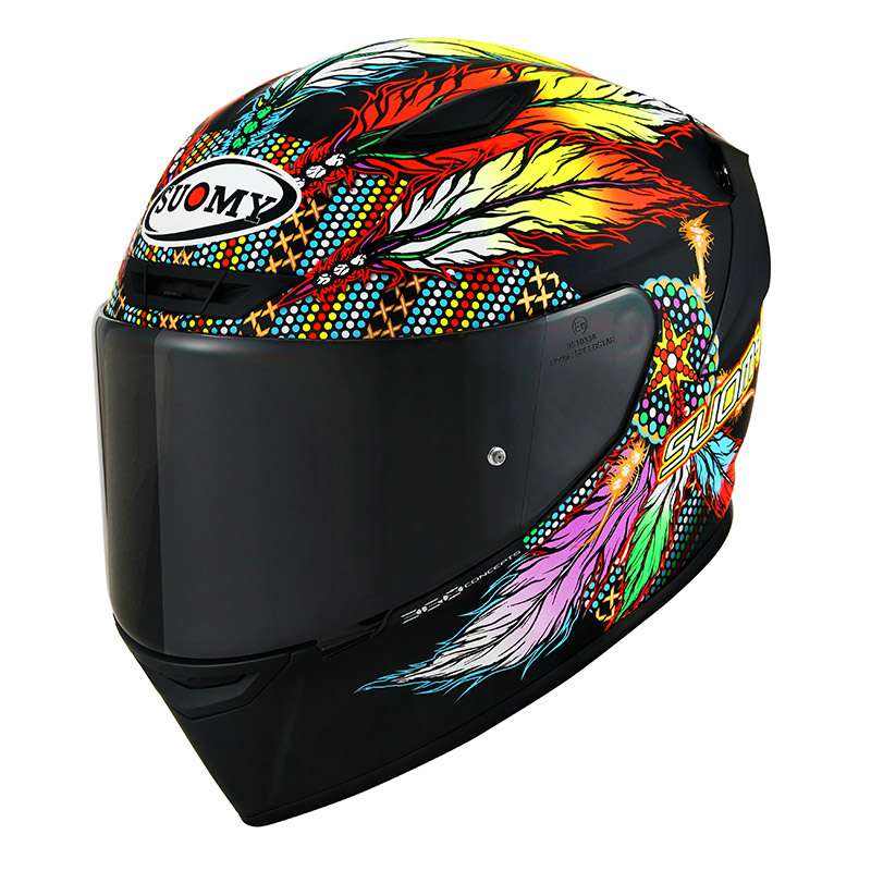 Suomy Track-1 Chieftain Helmet Black Matt