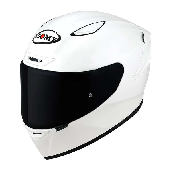 Suomy Track-1 Plain Helmet White