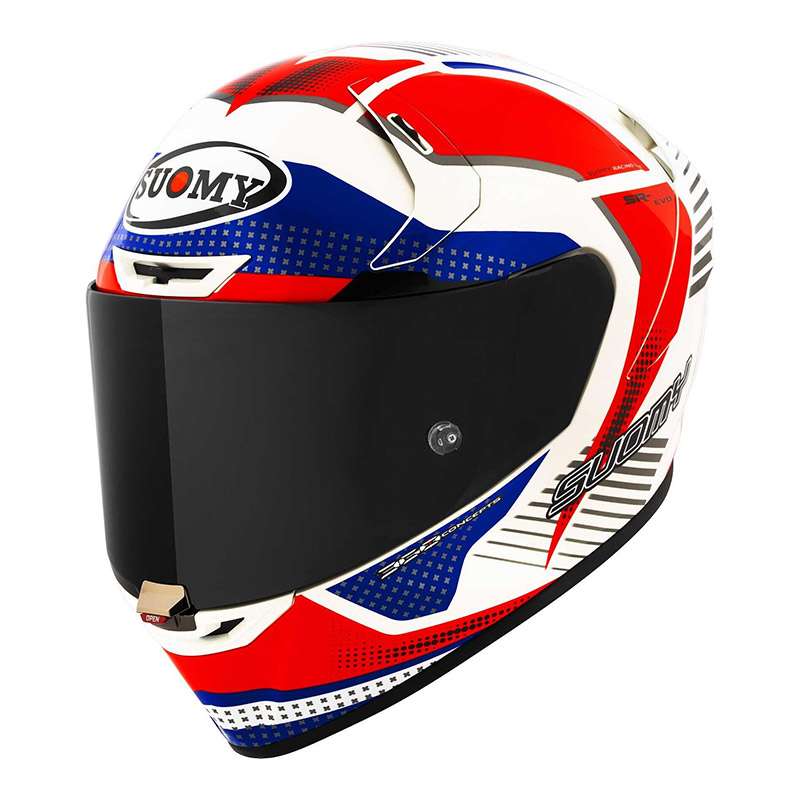 Suomy Sr-gp Evo Airspeed Helmet Red Blue