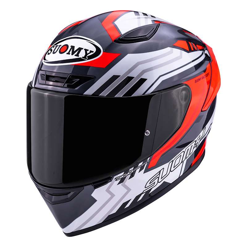 Suomy Track-1 Framework Helmet White Red