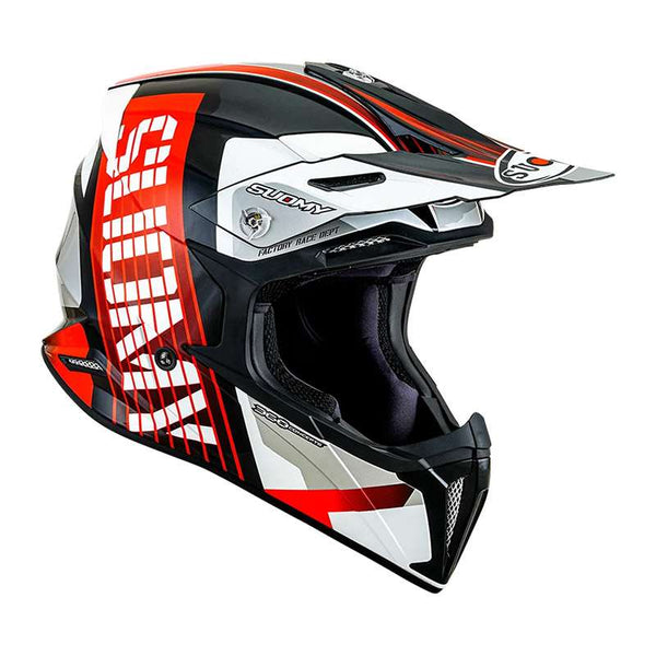 Suomy X-wing Amped Helmet Black Red