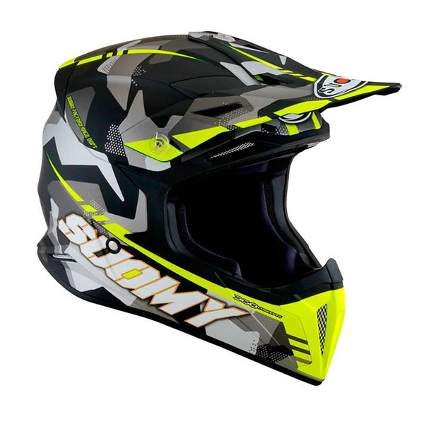 Suomy X-wing Camouflager Helmet Yellow Matt