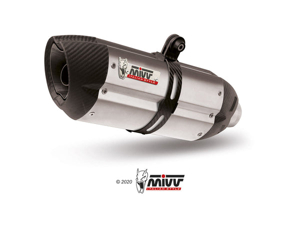 Mivv Sound Low Position Slip-On Exhaust for BMW R NineT 2014-22