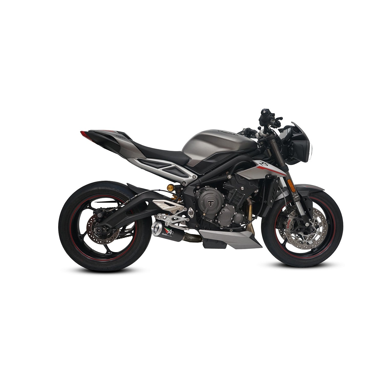 Austin Racing DE-CAT Slip-On Exhaust for Triumph Street Triple RS