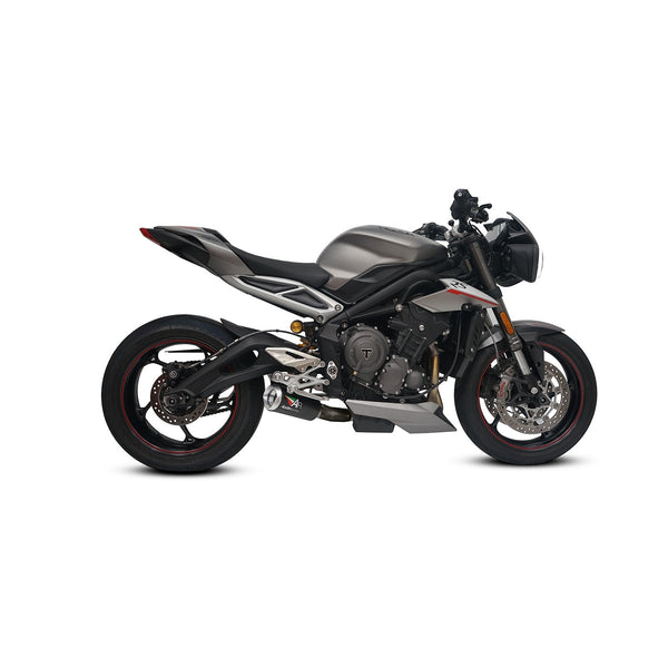 Austin Racing DE-CAT Slip-On Exhaust for Triumph Street Triple RS