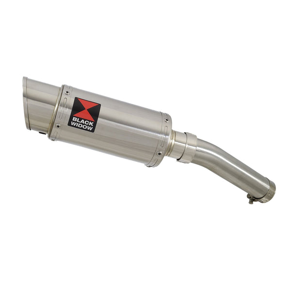 200mm Round Stainless Silencer for Aprilia Tuareg 660