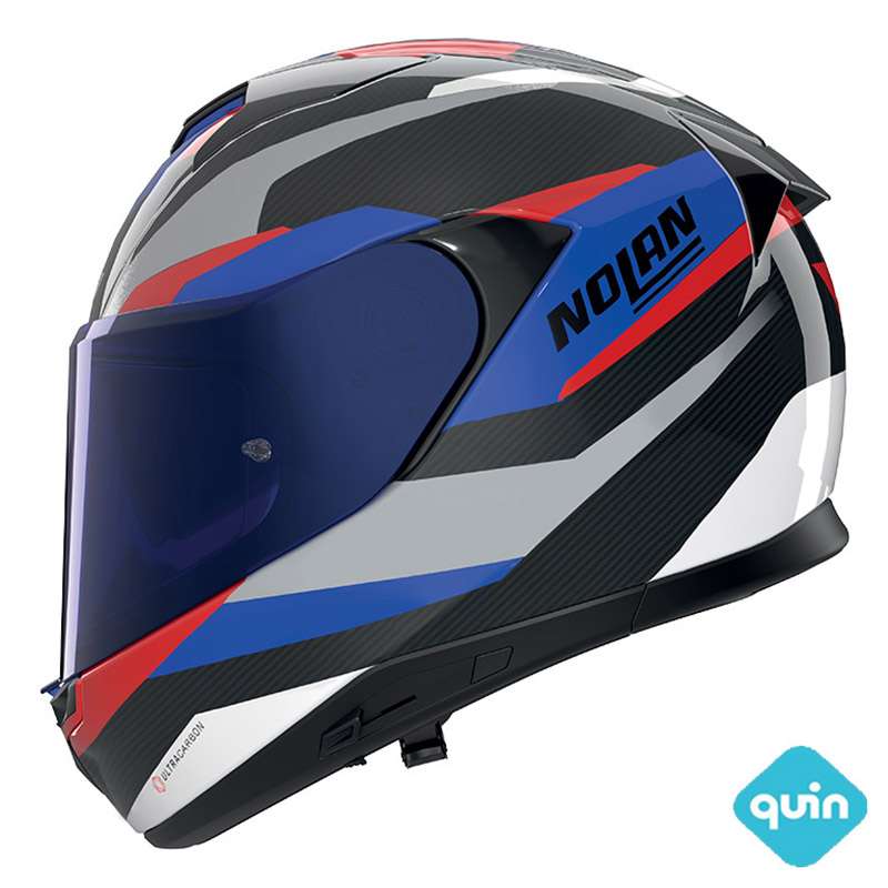 Nolan X-904 Ultra Carbon Quin Calibro Helmet Blue
