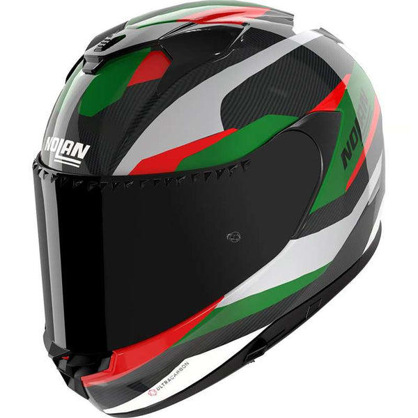 Nolan X-904 Ultra Carbon Calibro Helmet Green Black