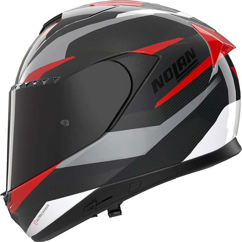 Nolan X-904 Ultra Carbon Calibro Helmet Black Red