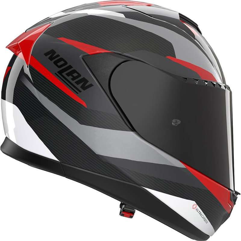 Nolan X-904 Ultra Carbon Calibro Helmet Black Red