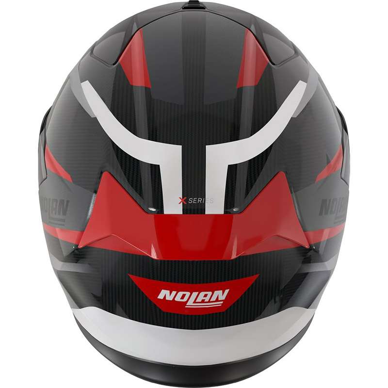 Nolan X-904 Ultra Carbon Calibro Helmet Black Red
