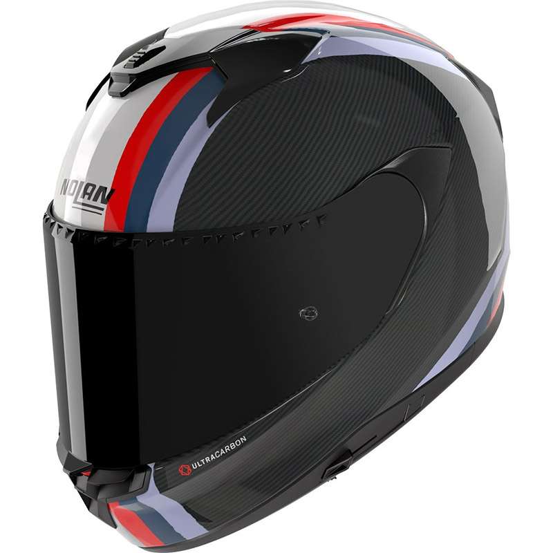 Nolan X-904 Ultra Carbon Gemini Helmet Blue Red