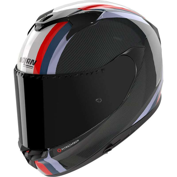 Nolan X-904 Ultra Carbon Gemini Helmet Blue Red
