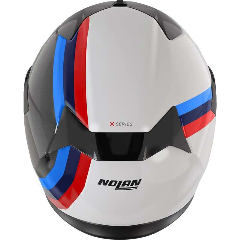 Nolan X-904 Ultra Carbon Gemini Helmet Blue Red