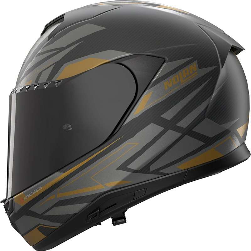 Nolan X-904 Ultra Carbon Helmet Black Gold Rhombus