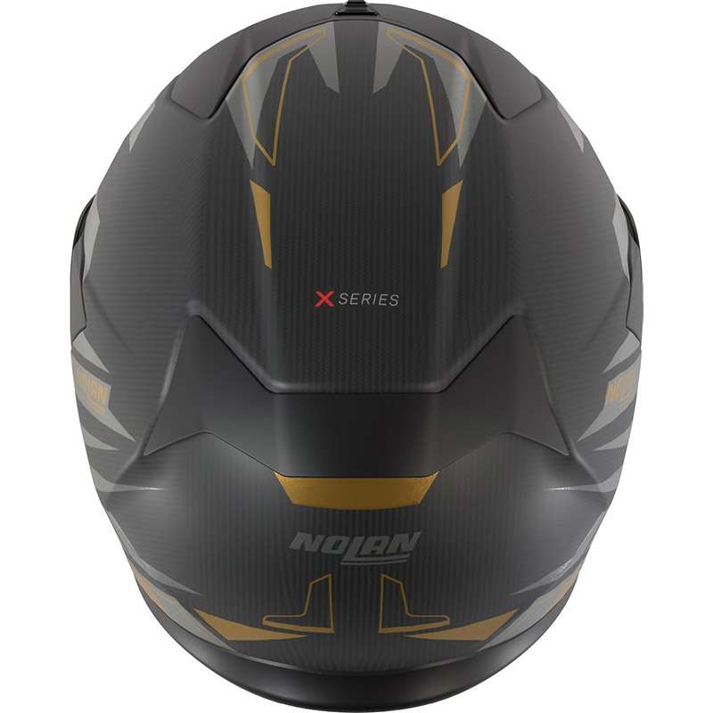 Nolan X-904 Ultra Carbon Helmet Black Gold Rhombus