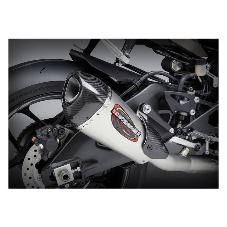 Yoshimura Alpha T Works Race Slip-On Exhaust for Yamaha R1