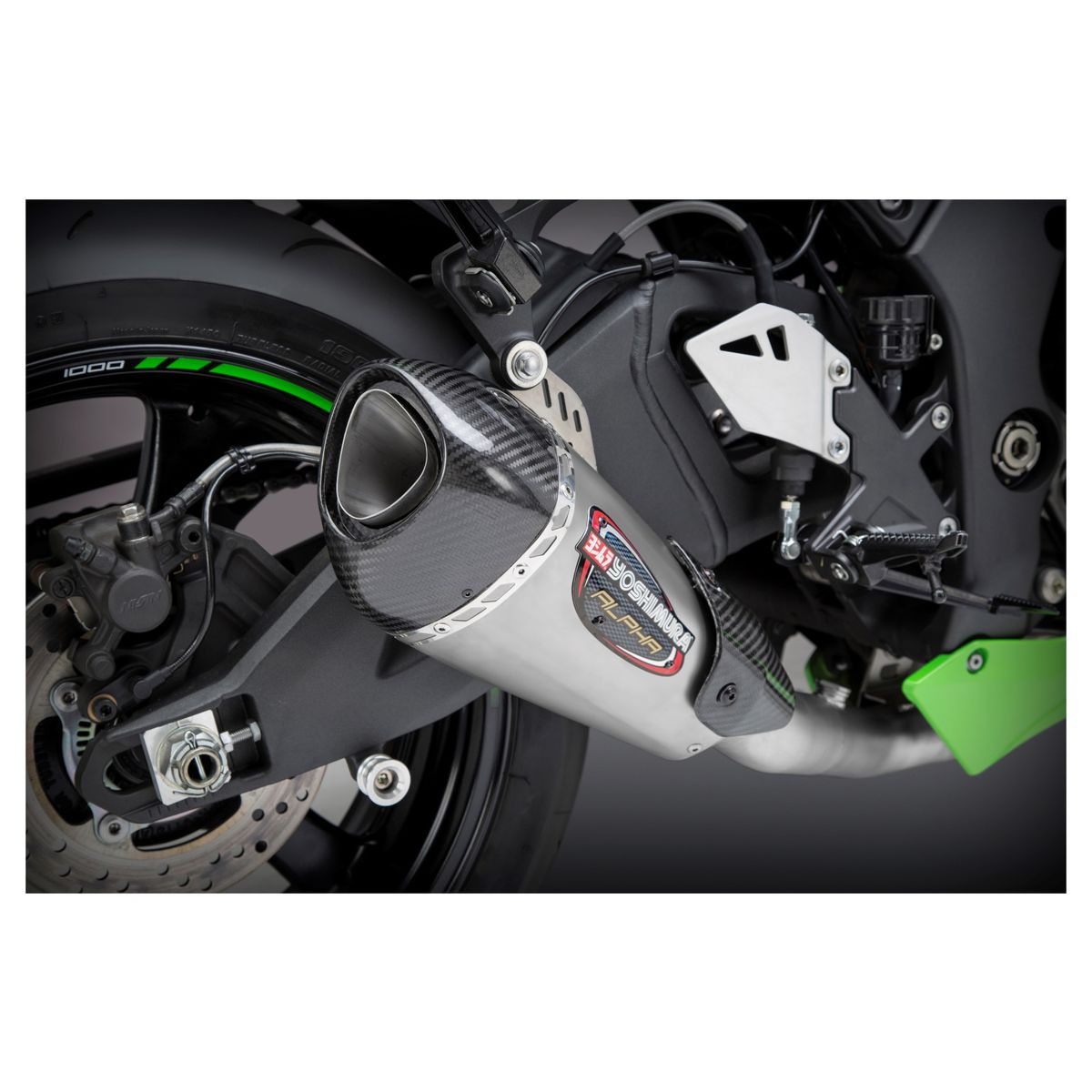 Yoshimura Alpha T Works Race Slip-On Exhaust for Kawasaki ZX-10R