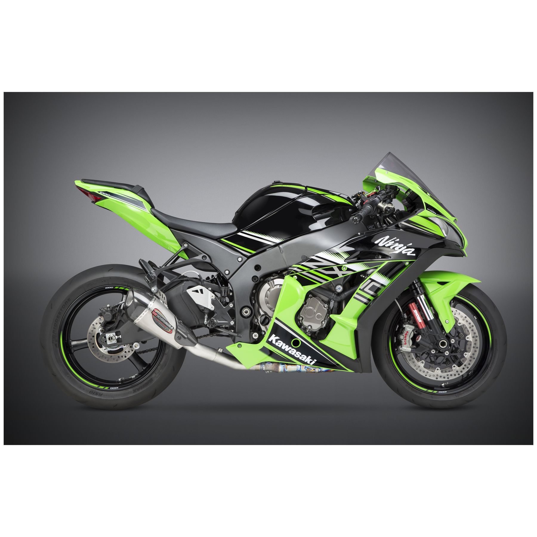 Yoshimura Alpha T Works Race Slip-On Exhaust for Kawasaki ZX-10R