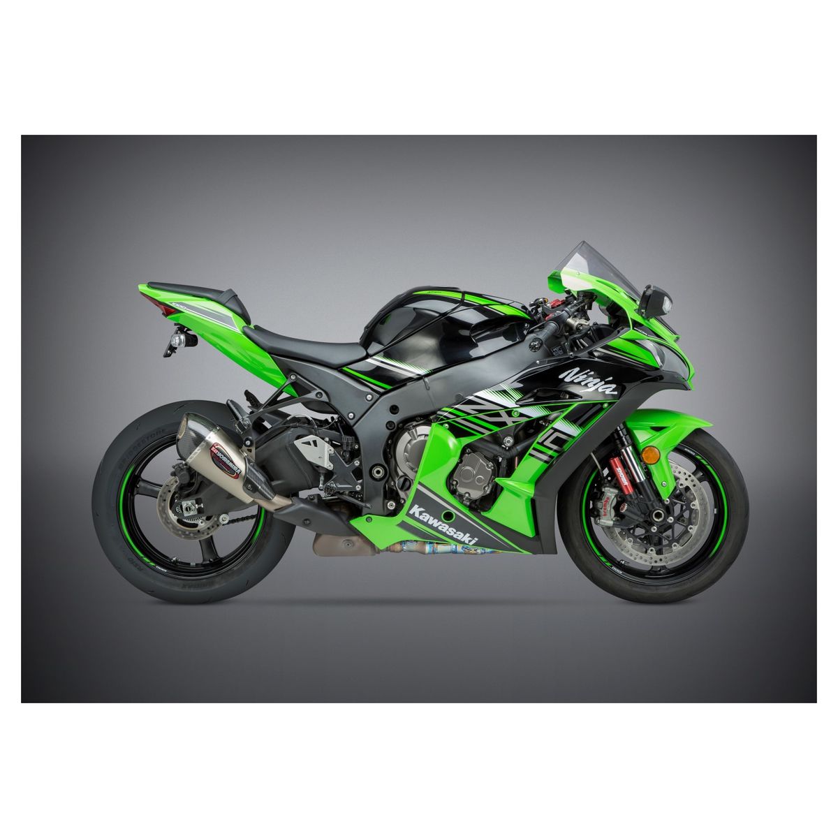 Yoshimura Alpha T Works Street Slip-On Exhaust for Kawasaki ZX10RR