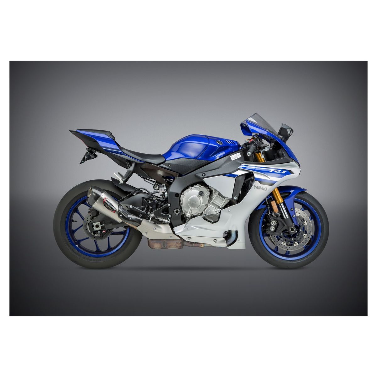 Yoshimura Alpha T Works Street Slip-On Exhaust for Yamaha R1