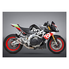 Yoshimura Alpha T Works Race Slip-On Exhaust for Aprilia RSV4 RF