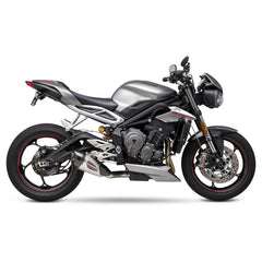 Yoshimura Alpha T Works Street Slip-On Exhaust Triumph Street Triple 765 2017-2019