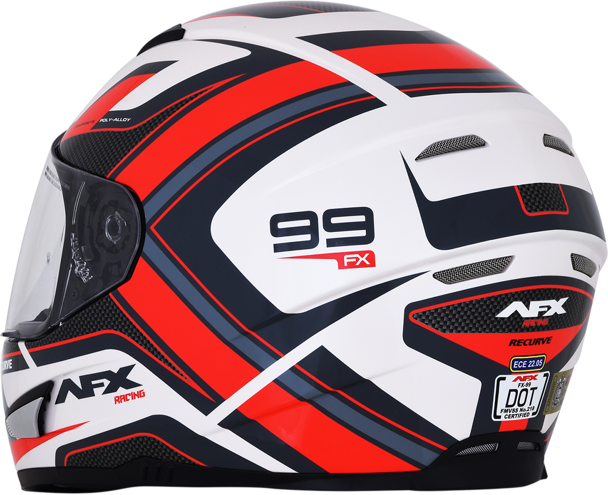 Afx-fx-99-helmet-recurve-pearl-whitered-medium-0101-11127 - image none - 471474ad-6e53-4c03-9429-605c611f1459